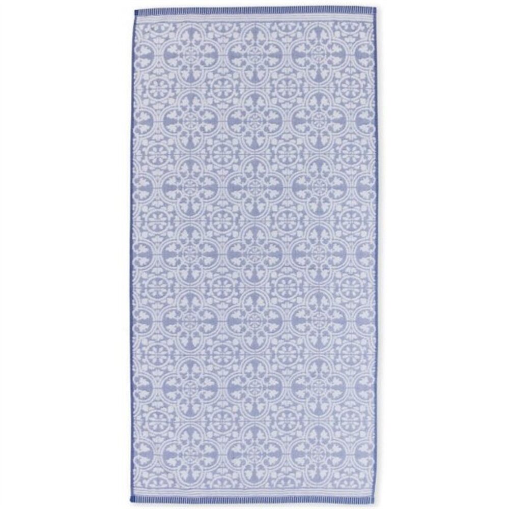PiP Studio Toalha Banho Tile de Pip Azul Escuro 100x180