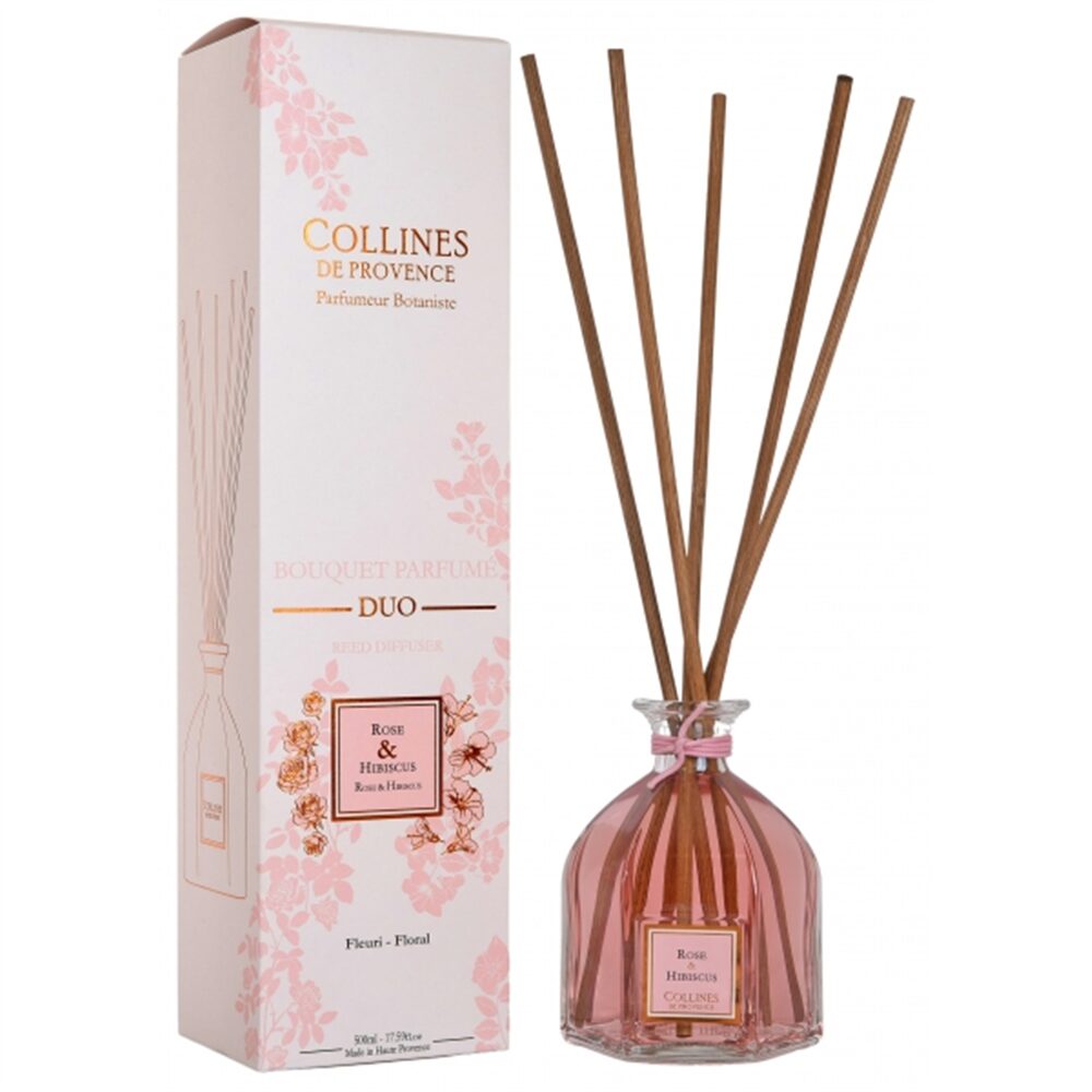 Collines Duos Difusor 500ml Rose & Hibiscus