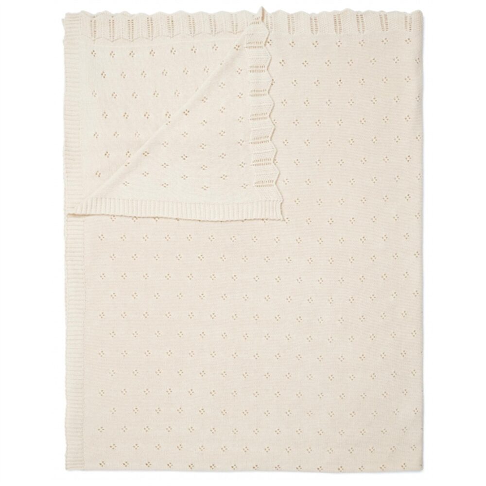 Essenza - Manta Ajour Branco Velho 130x170