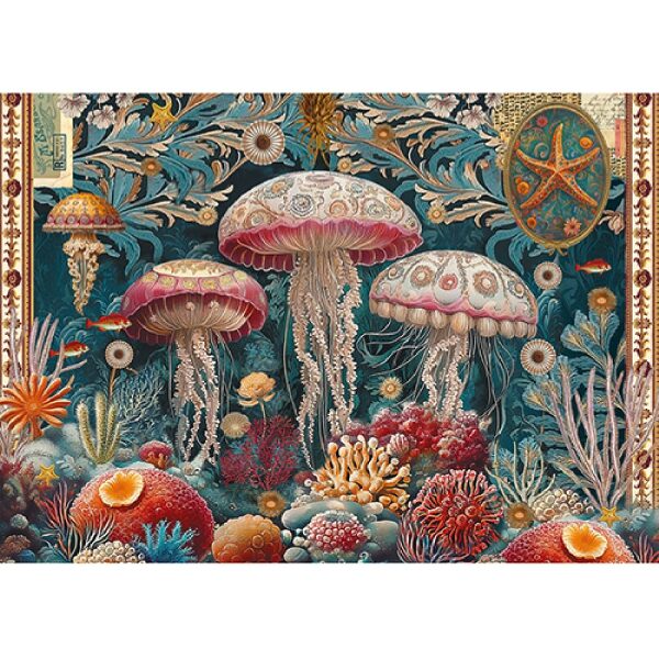 Gwenaelle Trolez Puzzle 1000pcs Meduzas