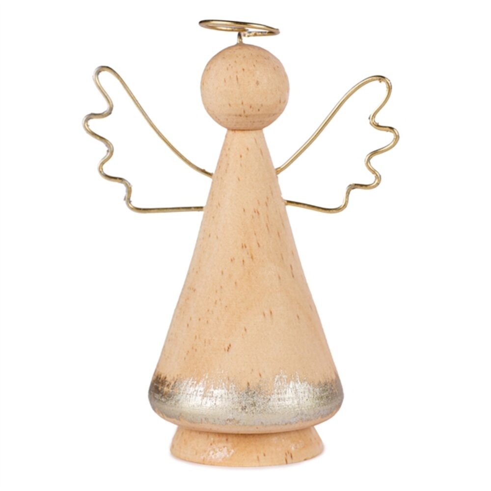 Anjo madeira 10cm