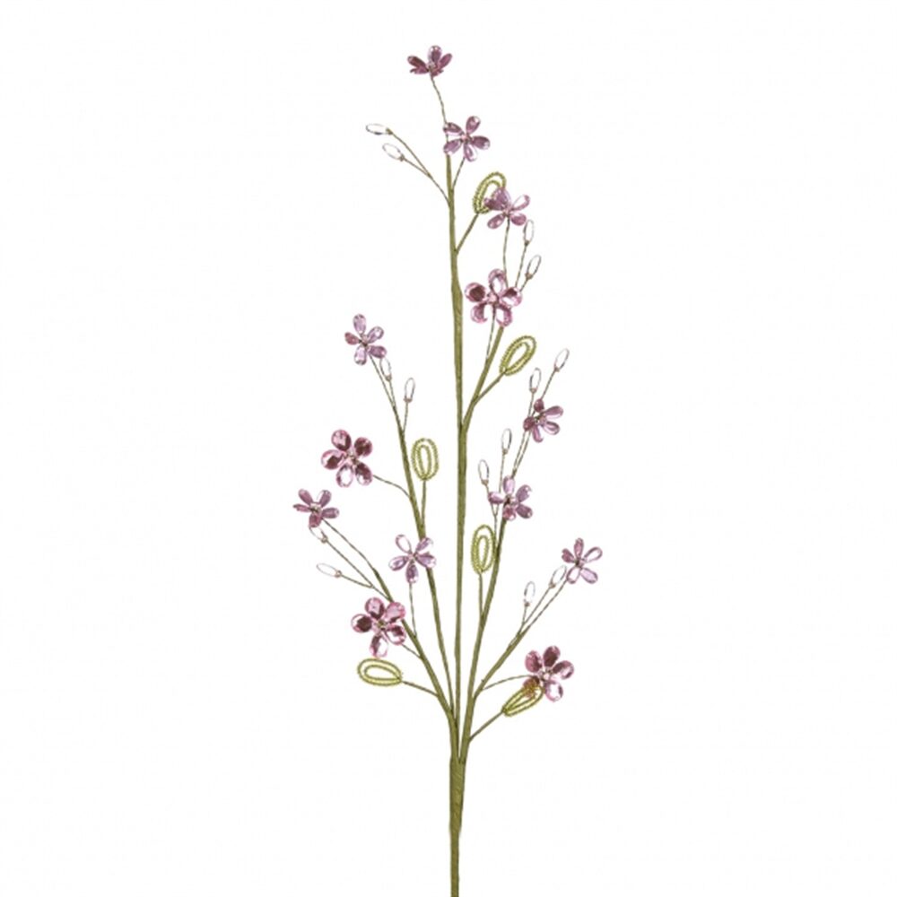 Haste de flores rosa forte