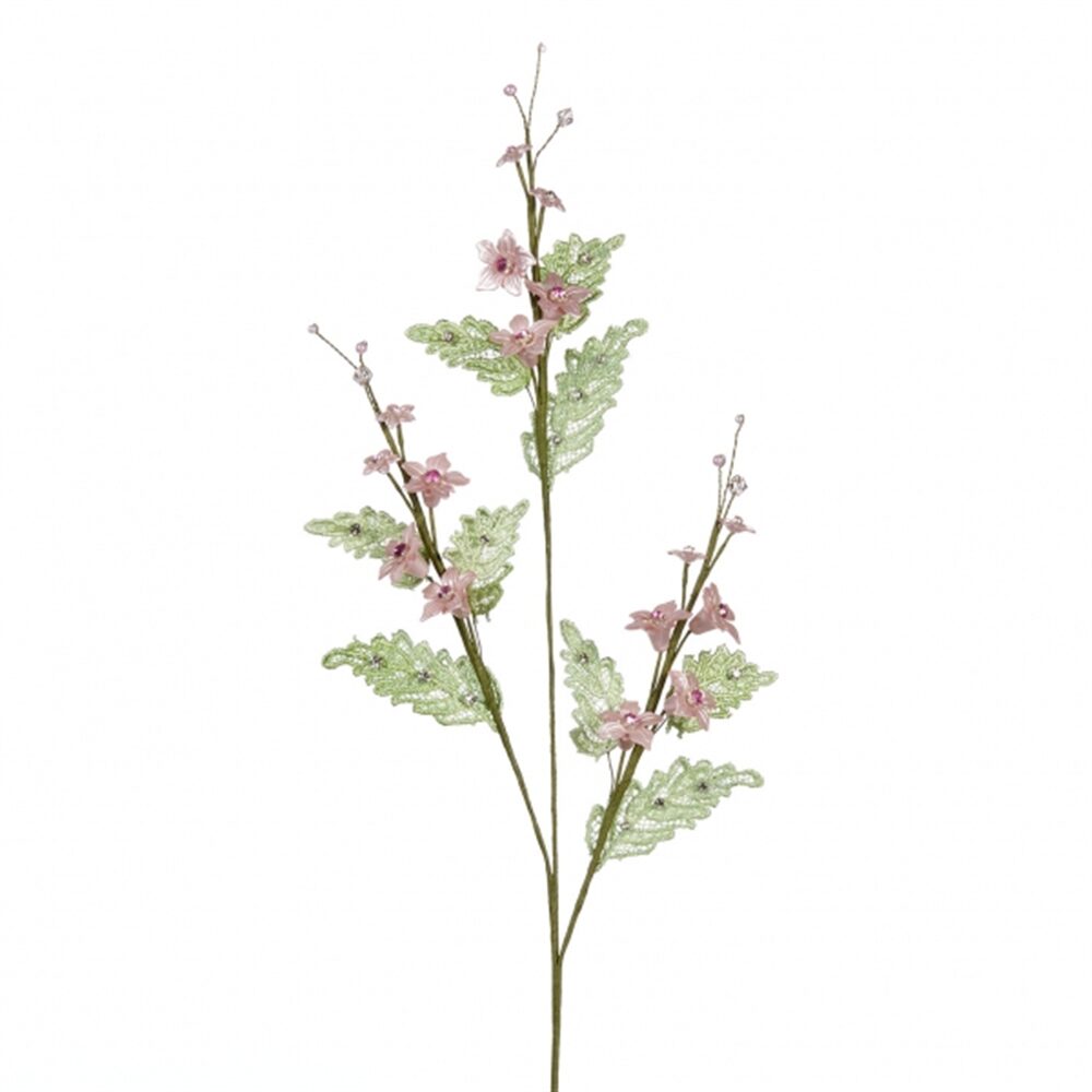 Haste de flores rosa