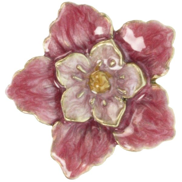 Puxador Flor rosa