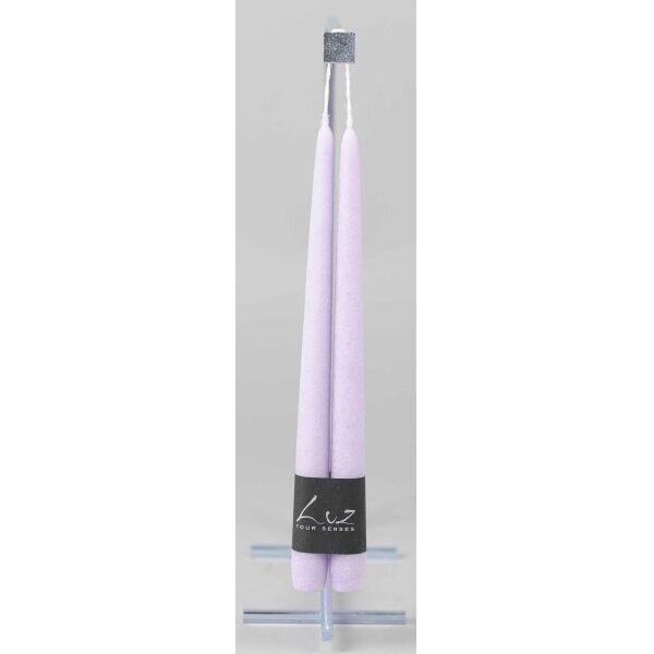 Vela Roxo 30cm x 2.5 cm conj.2
