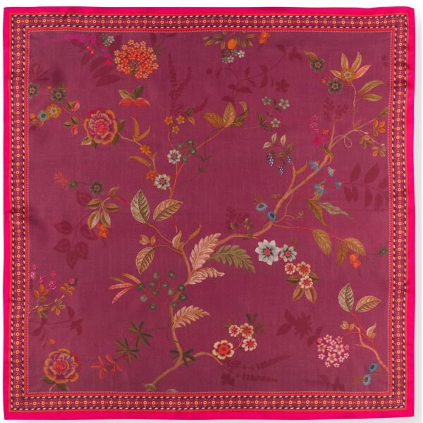 PiP Lenço Bodhi Flower Vermelho 53x53cm