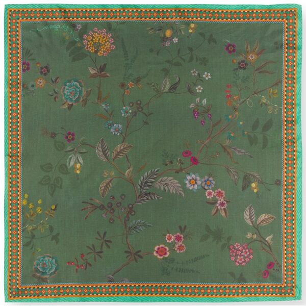 PiP Lenço Bodhi Flower Verde Escuro 53x53cm