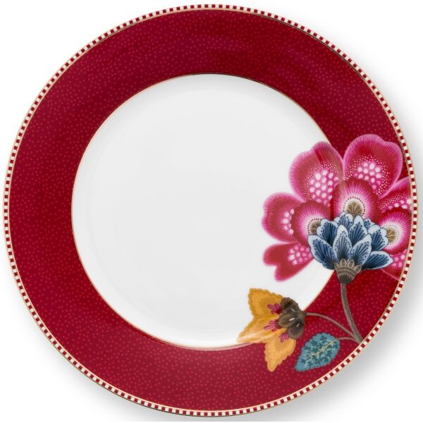 PiP Blooming Tales Prato Fantasy Vermelho Escuro 21cm