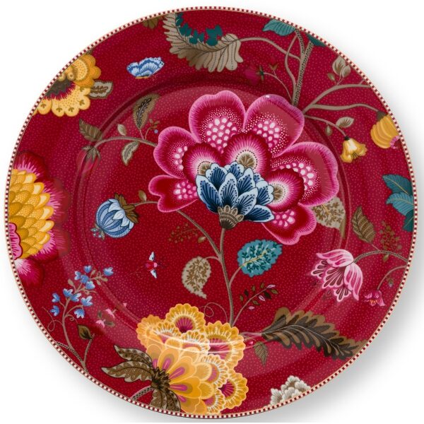 PiP Blooming Tales Prato Fantasy Vermelho Escuro 32cm