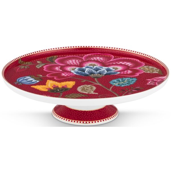 PiP Blooming Tales Prato Bolos Mini 21cm Fantasy Vermelho Es