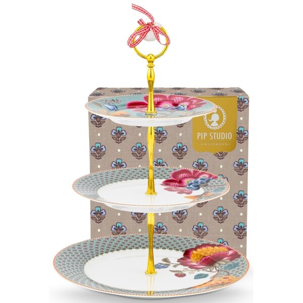 PiP Blooming Tales Prato bolos 3Andares Fantasy Azul