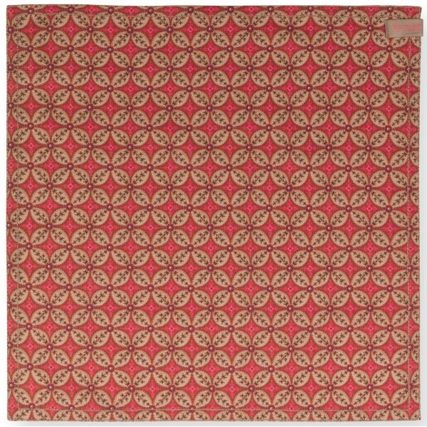 PiP Blooming Tales Conj. 4Guardanapos Bustani Vermelho Escur