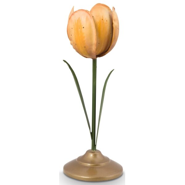 PiP Castiçal Metal Tulipa Amarelo 21cm