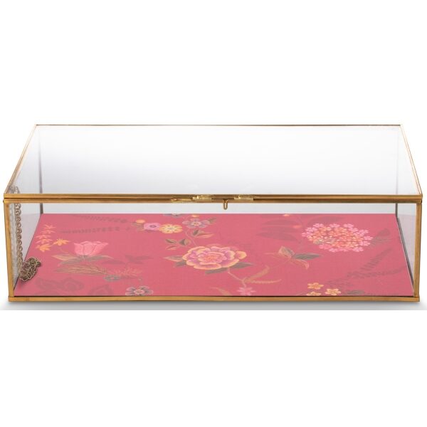 PiP Blooming Tales Caixa Vidro e Ouro 33x21x9cm