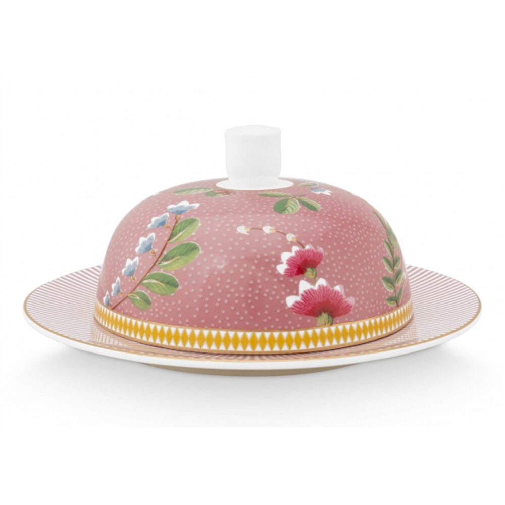 PiP La Majorelle Manteigueira Rosa 17x8cm