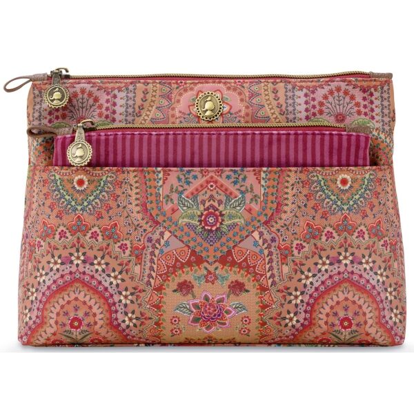 Pip Bolsa Cosm Combi Caryn Jabali Vermelho 26x7.5x18cm/22x1x