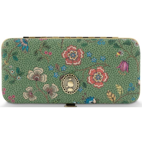 PiP Studio Conjunto Manicure Flora Bangelore Verde 15x2x7.5c