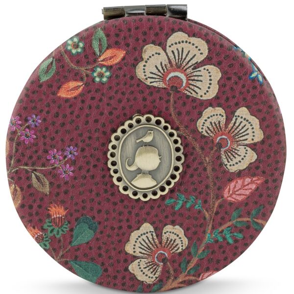 PiP Studio Espelho bolso Flora Bangelore Rosa Escuro 7x1x7cm