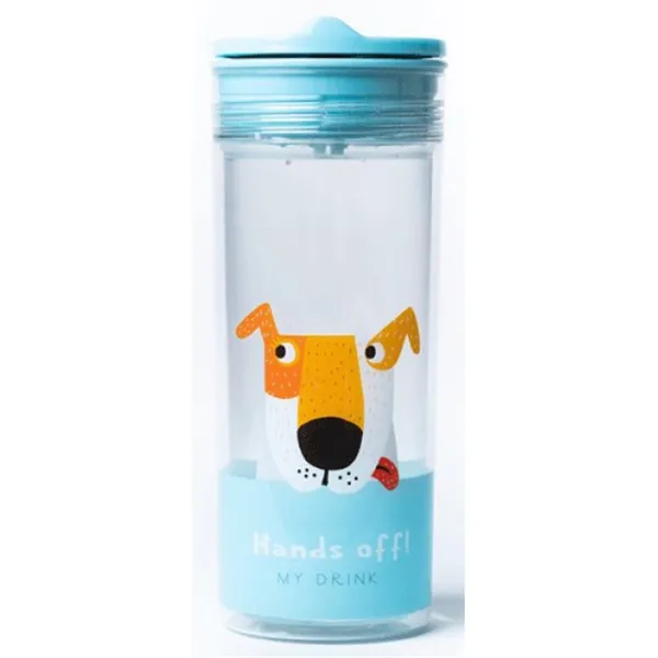 Garrafa SlideCup Crystal - Cão 500ml