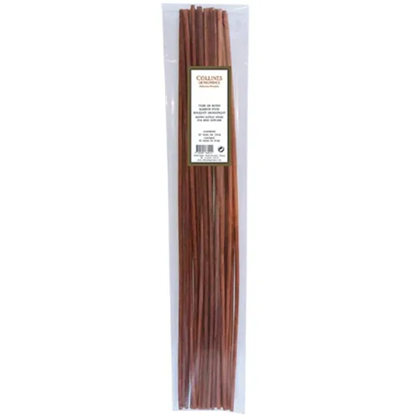 Embalagem de 20 Paus Rattan Castanho (21cm) para difusores 1