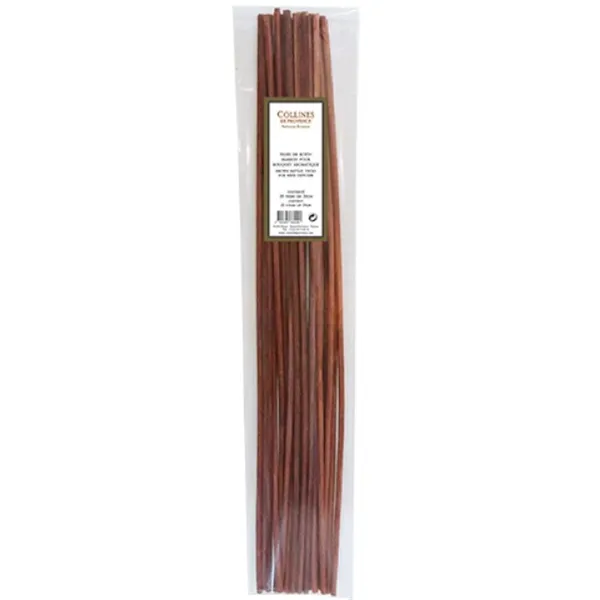 Embalagem de 20 Paus Rattan Castanho (24cm) para difusores 1