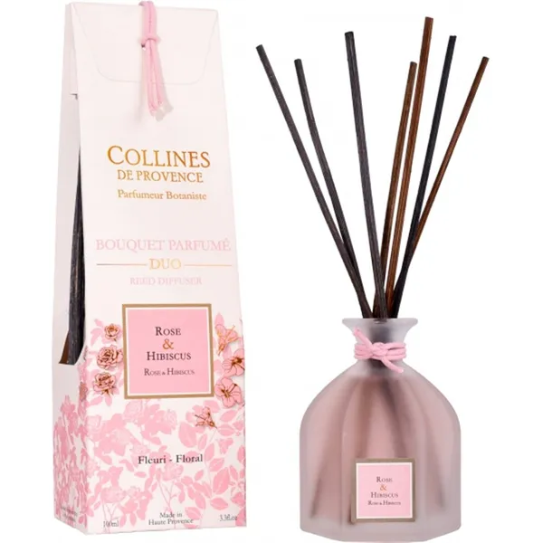 Collines Duos Perfumados Difusor 100ml Rose & Hibiscus
