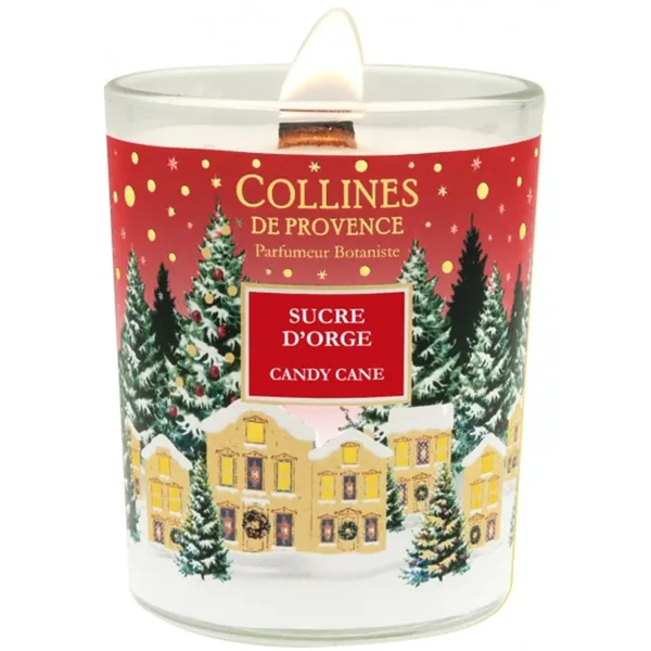 Collines Natal  Vela Perfumada 75g Candy Cane