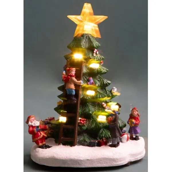 Arvore Natal c/luzes 18cm