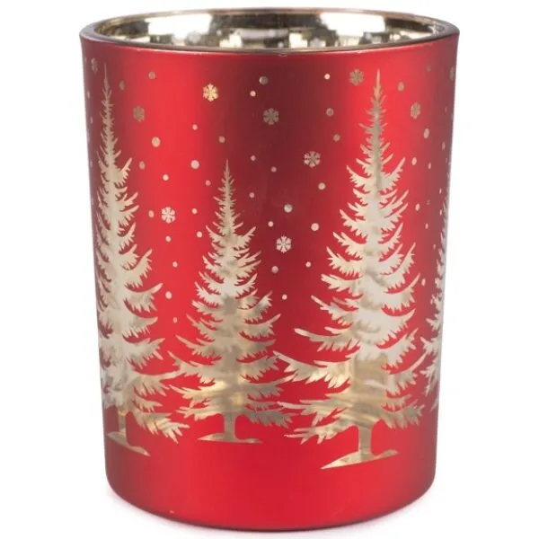 Tealight Pinheiro 12cmxØ 9cm