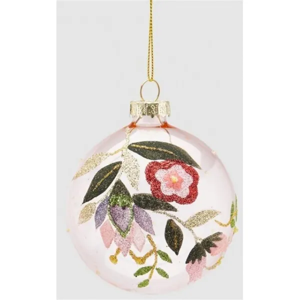 Bola de Natal Fleurs 8cm