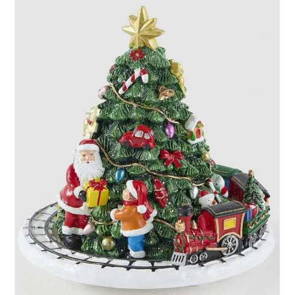 Arvore Natal c/comboio caixa de música