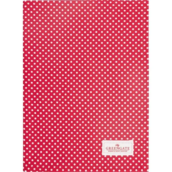 Pano 50x70cm Dotty vermelho