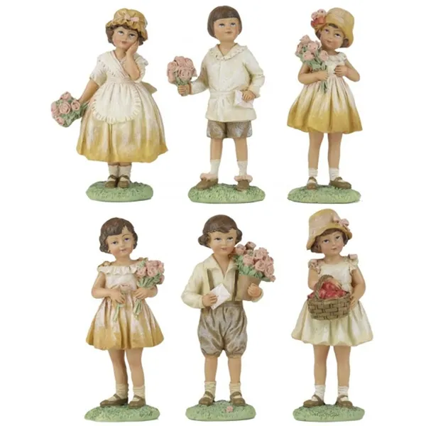Estatua Crianças Páscoa 11cm