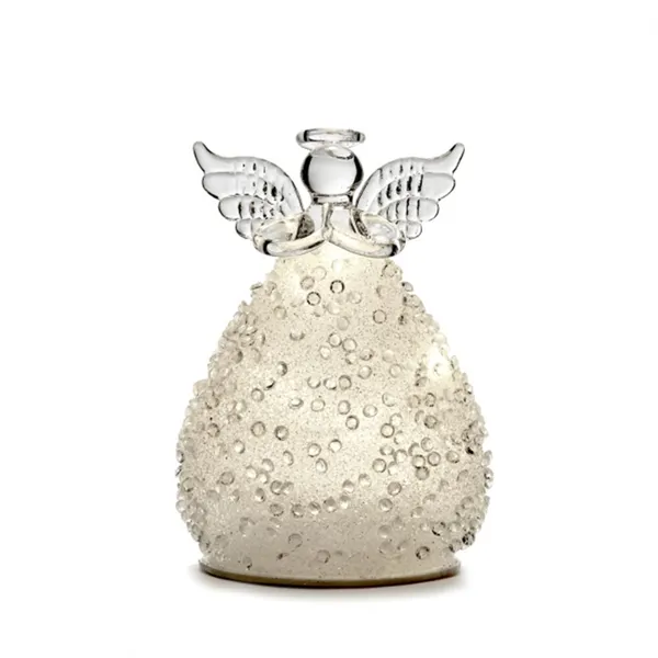 Anjo vidro c/led 12cm