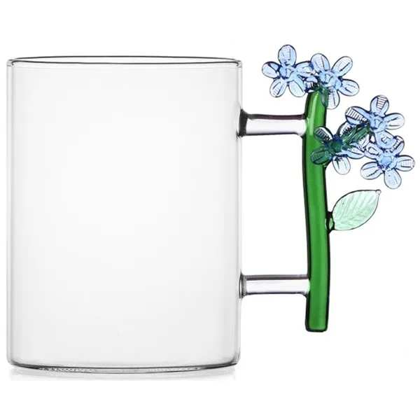 Caneca Botanica Flor azul
