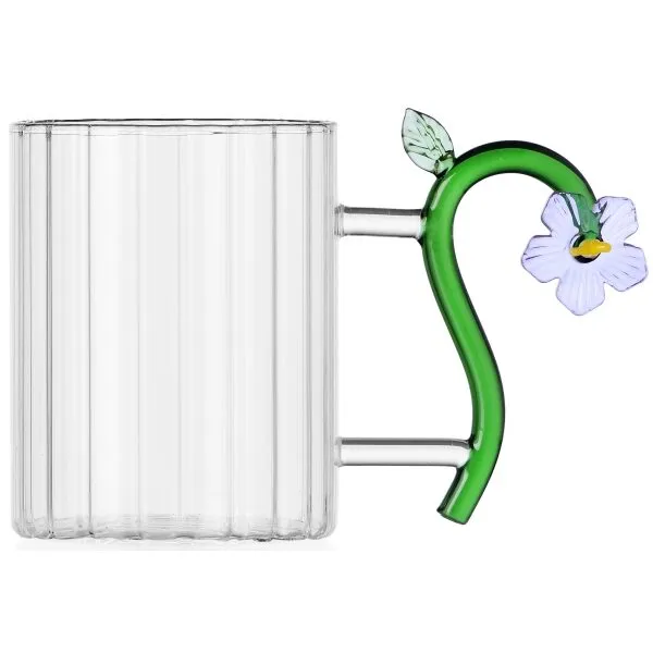 Caneca Botanica Flor lilás