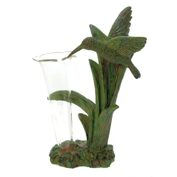 Jarra Verde Colibri 10,4x10x17,2cm