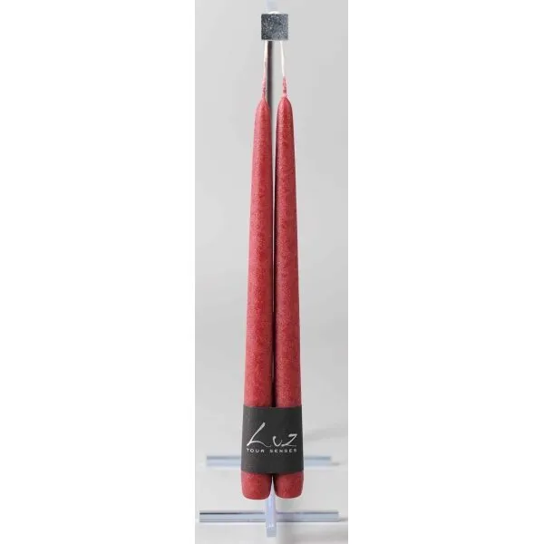Vela Bordeaux 30cm x 2.5 cm conj.2