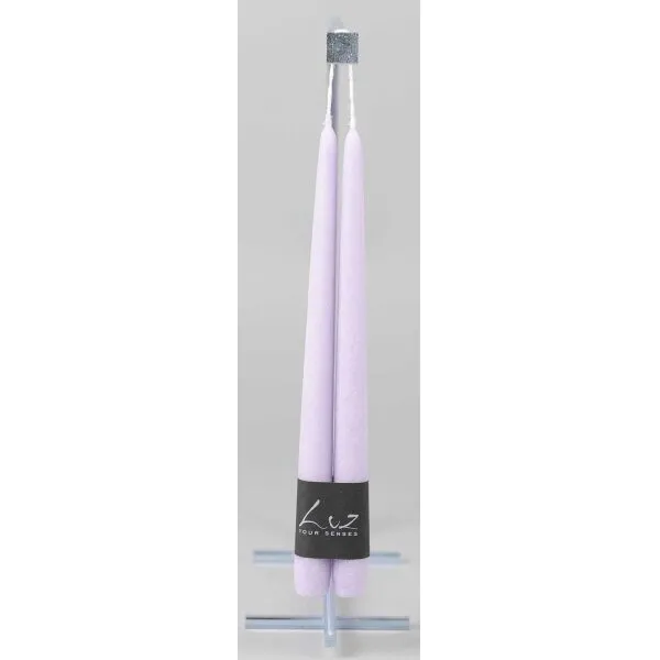 Vela Roxo 30cm x 2.5 cm conj.2