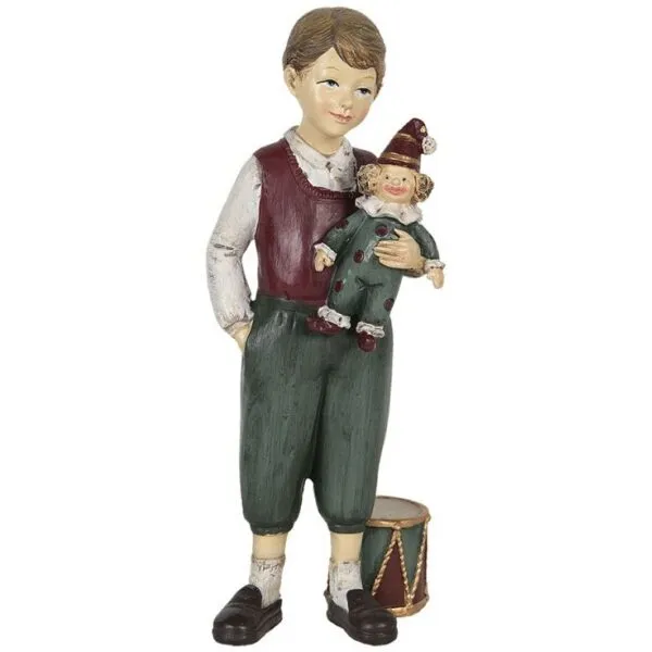 Menino c/palhaço 21cm