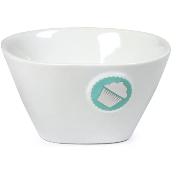 Lilys Cup Cake - Taça branca logo verde Ø9,5cm