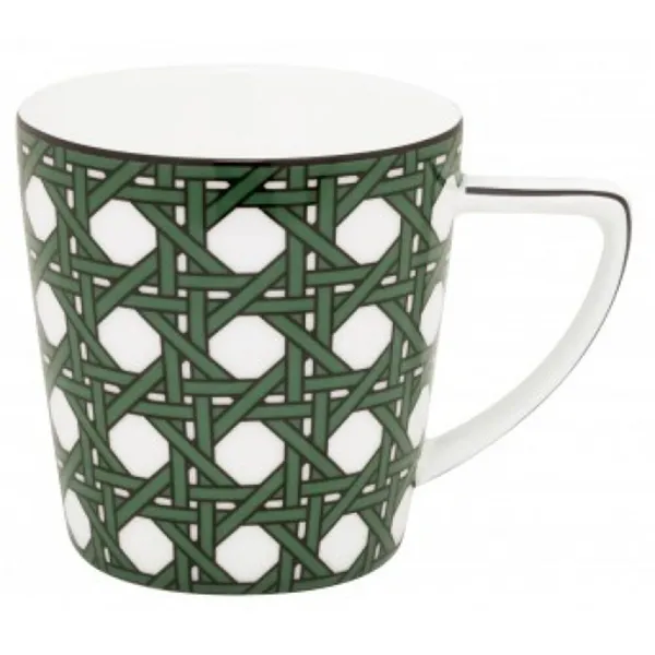 Designed for Living - Caneca grande Webbing Verde 300ml