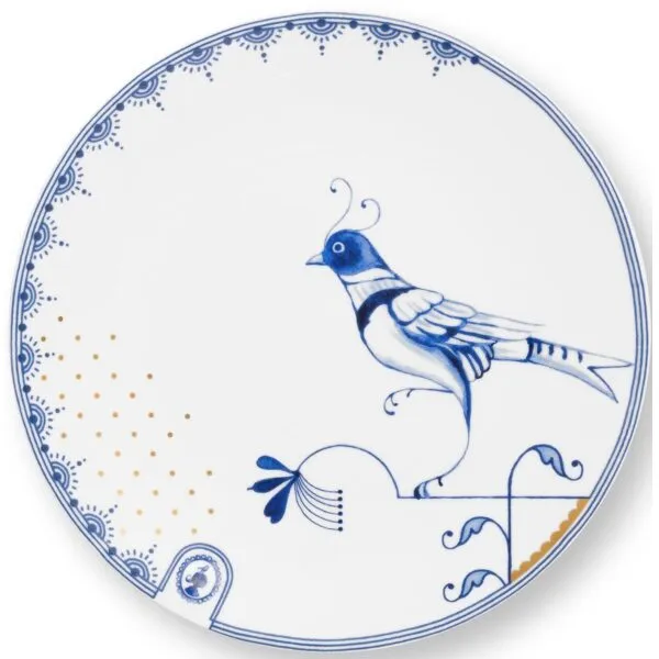 PiP & Blue Bird Prato Branco 18cm