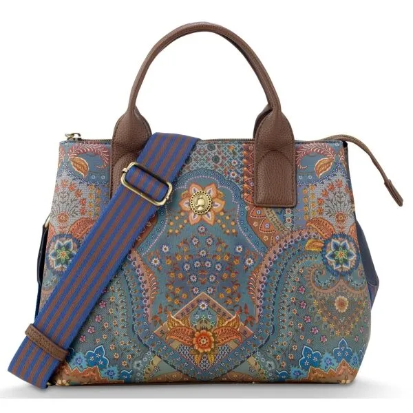 PiP Studio Saco Mão M Fia Jabali  Azul 26.5x14x22cm