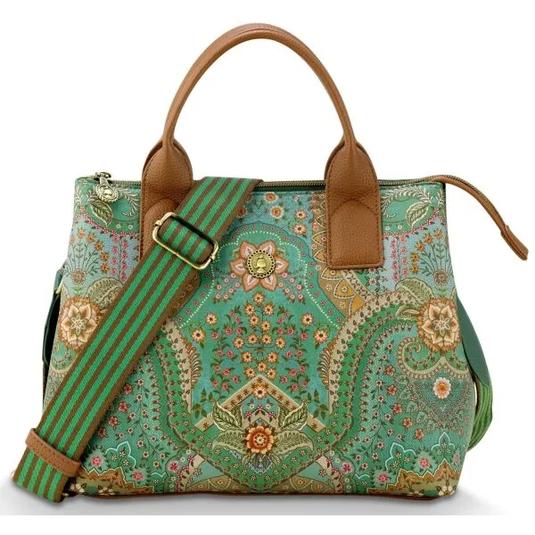 PiP Studio Saco Mão M Fia Jabali  Verde 26.5x14x22cm