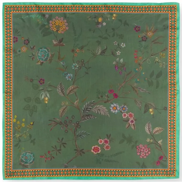 PiP Lenço Bodhi Flower Verde Escuro 53x53cm