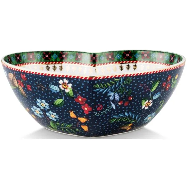 PiP Berry Blues Oriental Forma Forno Coração 16x14.5x6cm