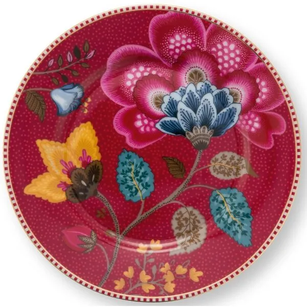 PiP Blooming Tales Prato Fantasy Vermelho Escuro 17cm