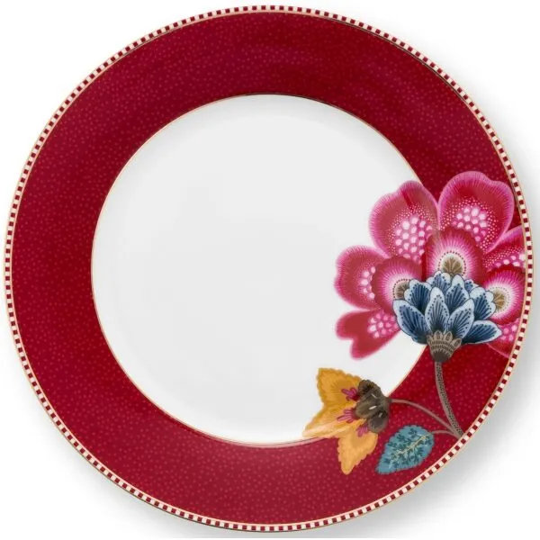 PiP Blooming Tales Prato Fantasy Vermelho Escuro 21cm