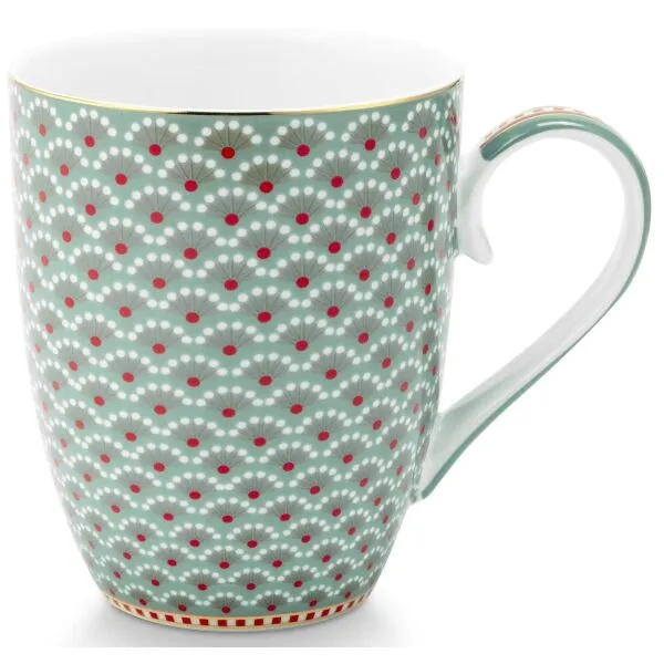 PiP Blooming Tales Caneca Grande 365ml Azul